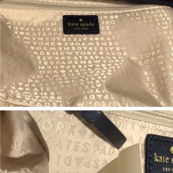 Kate Spade Doreen Bond Street Leather Crossbody/Shoulder Bag, Black/Pink - Picture 8 of 9